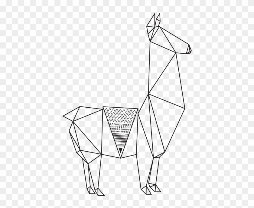 Llama Line Art Hd Png Download 539x616 283998 Pngfind