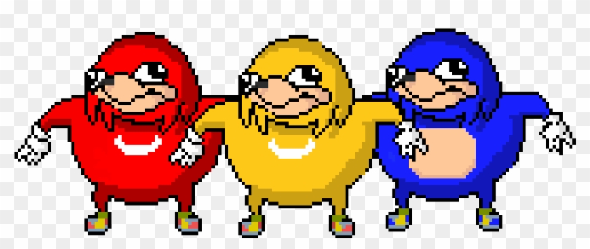 Find hd Ugandan Knuckles Red, Blue And Yellow - Blue And Red Ugandan Knuckl...