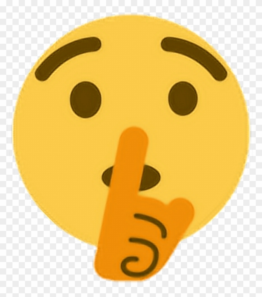 Sh Sticker Transparent Background Silent Emoji HD Png Download Sh sticker transparent background silent emoji hd png download