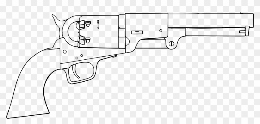 This Free Icons Png Design Of Colt Navy Revolver, Transparent Png ...