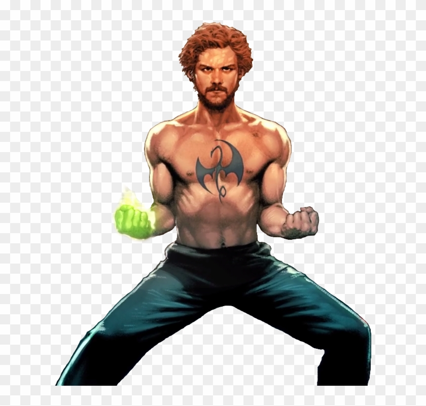 Home To Transparent Superheroes Finn Jones As Iron - Colleen Wing Iron Fist  Tattoo, HD Png Download - 638x721(#2810540) - PngFind