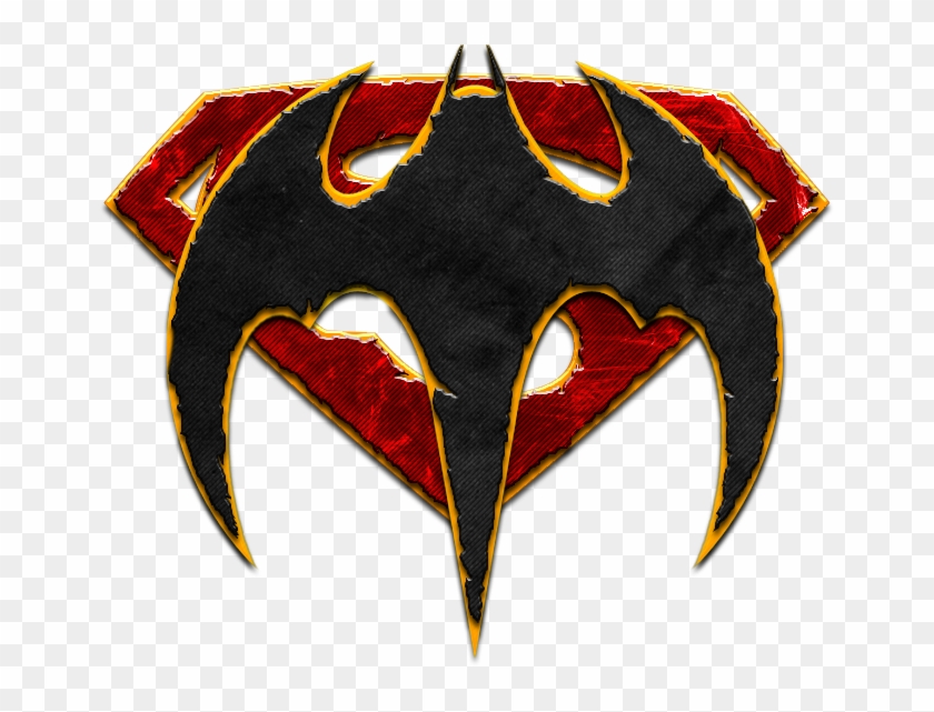 Batman Superman Logos Superman Batman Png Transparent Png 660x561 2814346 Pngfind