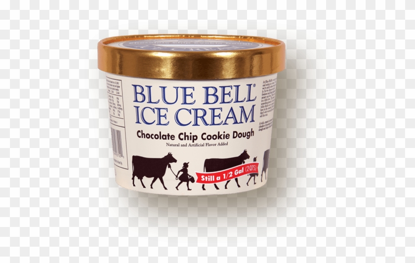 Chocolate Chip Cookie Dough - Blue Bell Ice Cream Vanilla Bean, HD Png ...