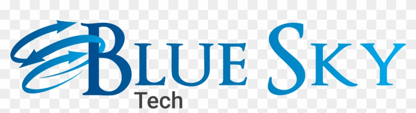 Blue Sky Tech Services - Calligraphy, HD Png Download - 1753x532 ...