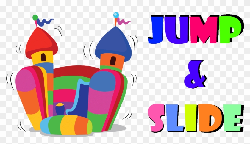 Jump & Slide - Bouncy Castle Cartoon, HD Png Download - 1682x779(#2829452)  - PngFind