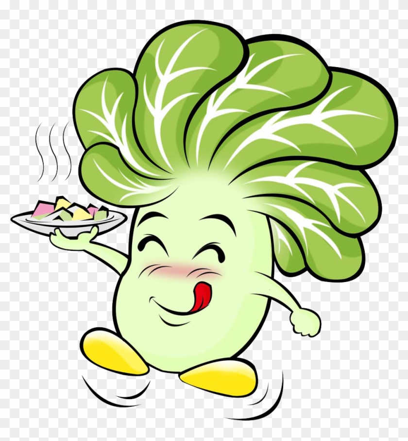 Cartoon Vegetable Cabbage Cute - Napa Cabbage Cartoon, HD Png Download -  1329x1303(#2836360) - PngFind