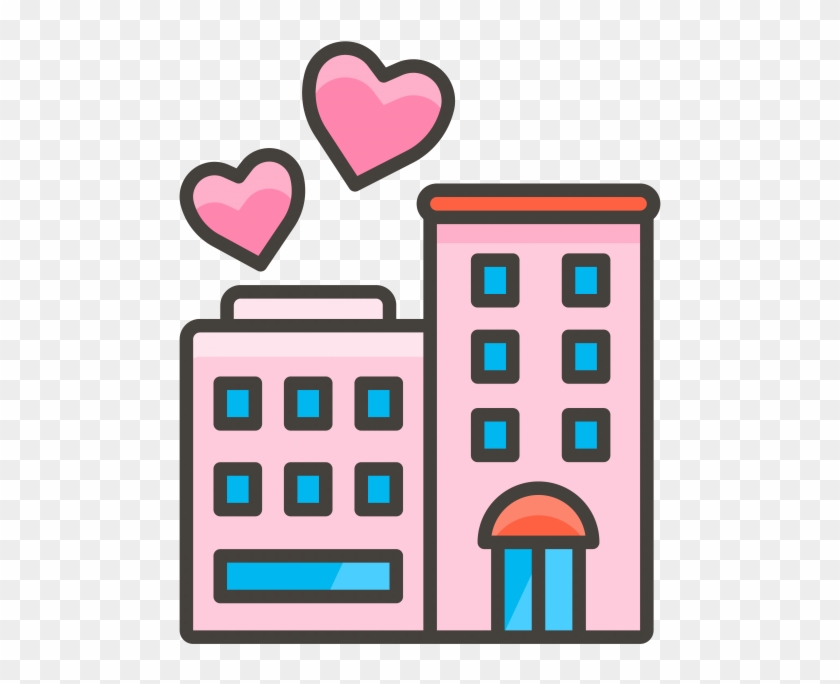 Love Hotel Emoji Icon Emoji Hotel Png, Transparent Png 866x650