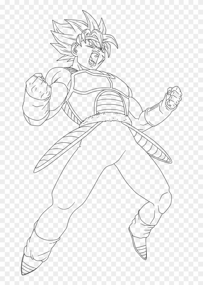 Dragon Ball Z Bardock Coloring Pages With Dragon Ball - Dragon Ball Z  Bardock Drawing, HD Png Download - 730x1095(#2846211) - PngFind