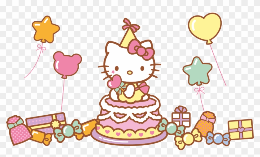 Hello Kitty Cumpleanos Png Hello Kitty Birthday Png Transparent Png 995x555 Pngfind