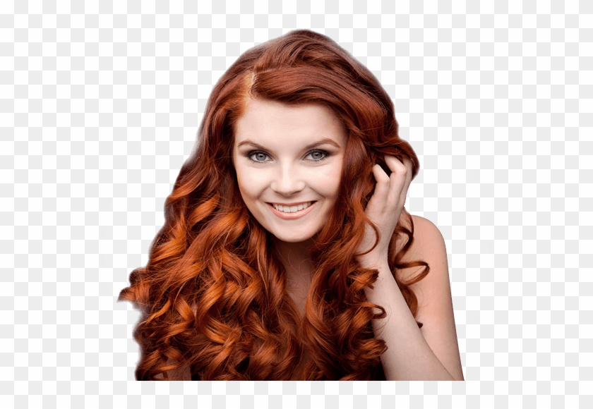 red hair model png