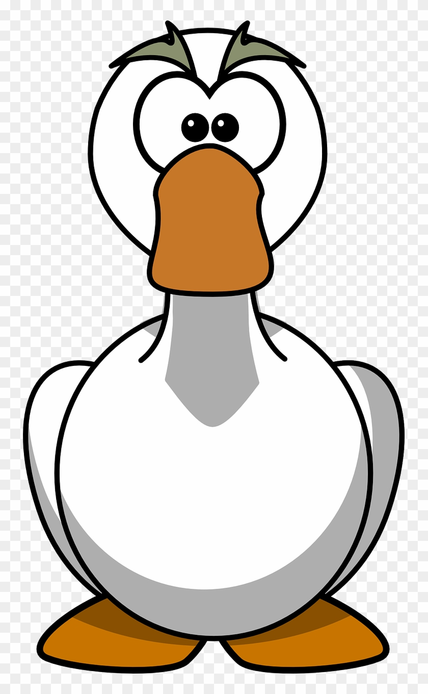 Goose Gander Bird Animal Farm Png Image - Cartoon Goose Clipart,  Transparent Png - 749x1280(#2855322) - PngFind