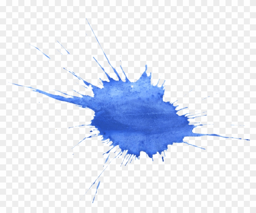 20 Blue Watercolor Splatter Png Transparent - Blue Watercolor Splatter
