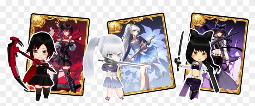 Rwby Ur Game Sprites - Cartoon, HD Png Download - 1059x392(#2857338 ...