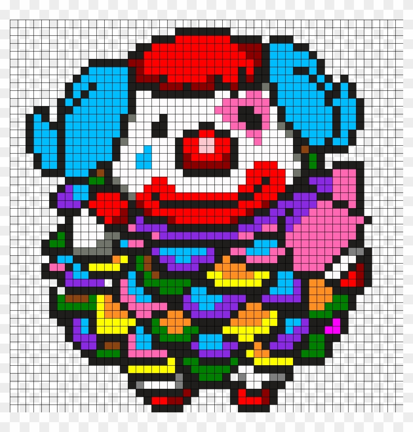 Red Cute Perler Bead Pattern, Bead Sprites