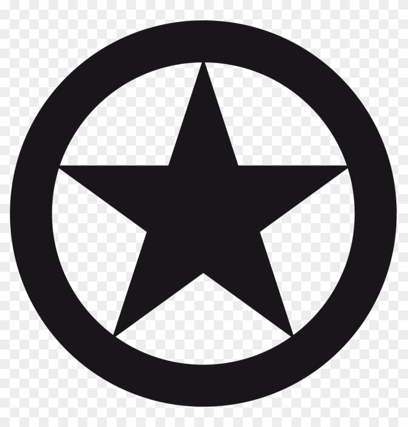 Black Star In Circle Hd Png Download 1200x1200 2863376 Pngfind