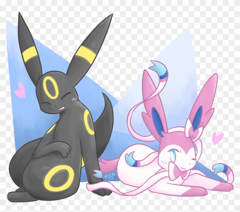 Sylveon Et Umbreon Sylveon And Umbreon By Moanokuma On DeviantArt