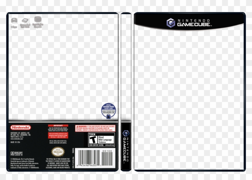 Gamecube Cover Template 14870 Fire And Ice Mario, HD Png Download