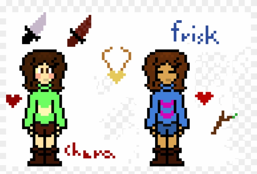 Chara And Frisk Sprites Sprites Chara Hd Png Download 9x580 Pngfind