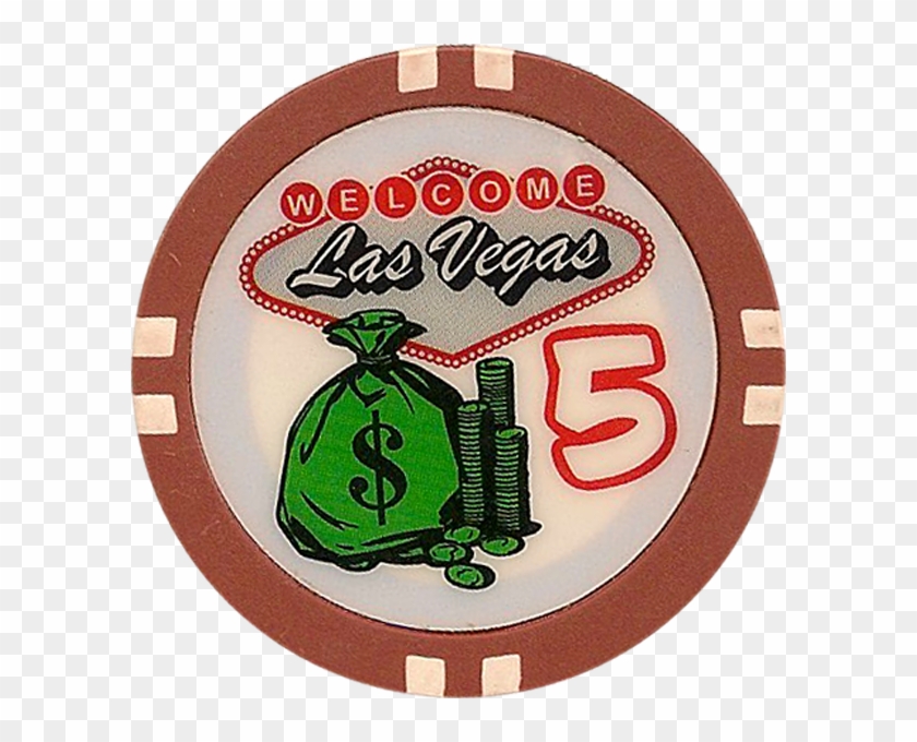 8 Stripe Las Vegas Poker Chip Set Las Vegas Poker Chips, HD Png