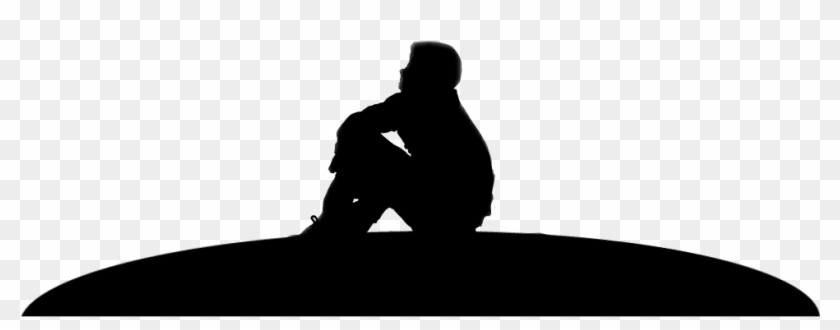 person sitting png silhouette