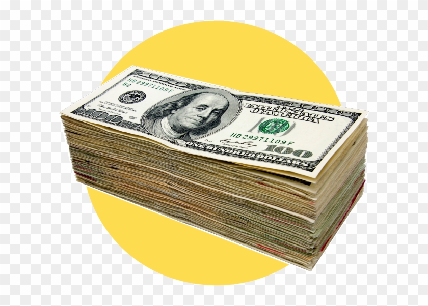 Money On The Floor Png - Money Stack Cut Out, Transparent Png - 750x582