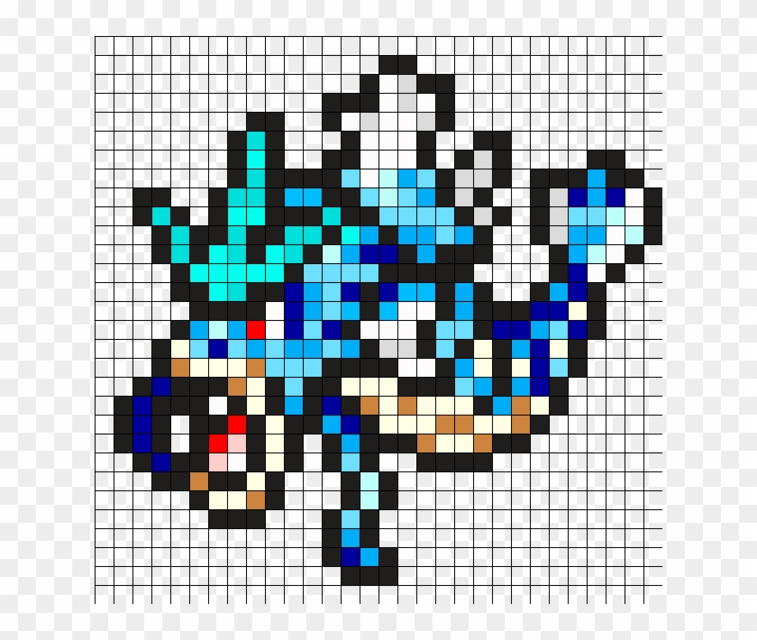 #130 Gyarados - Pixel Art Pokemon Gyarados, HD Png ...