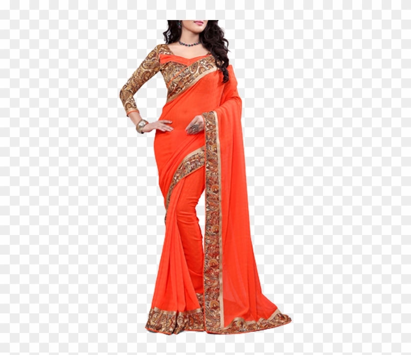 Silk , Png Download - Bandhani Saree Png, Transparent Png , Transparent Png  Image - PNGitem