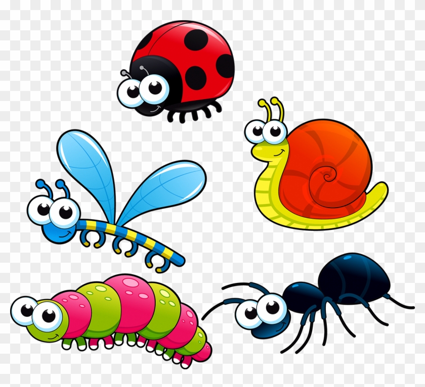 Insect Butterfly Cartoon Clip Art Ant Transprent - Cartoon Bugs, HD Png  Download - 1300x1124(#2889727) - PngFind
