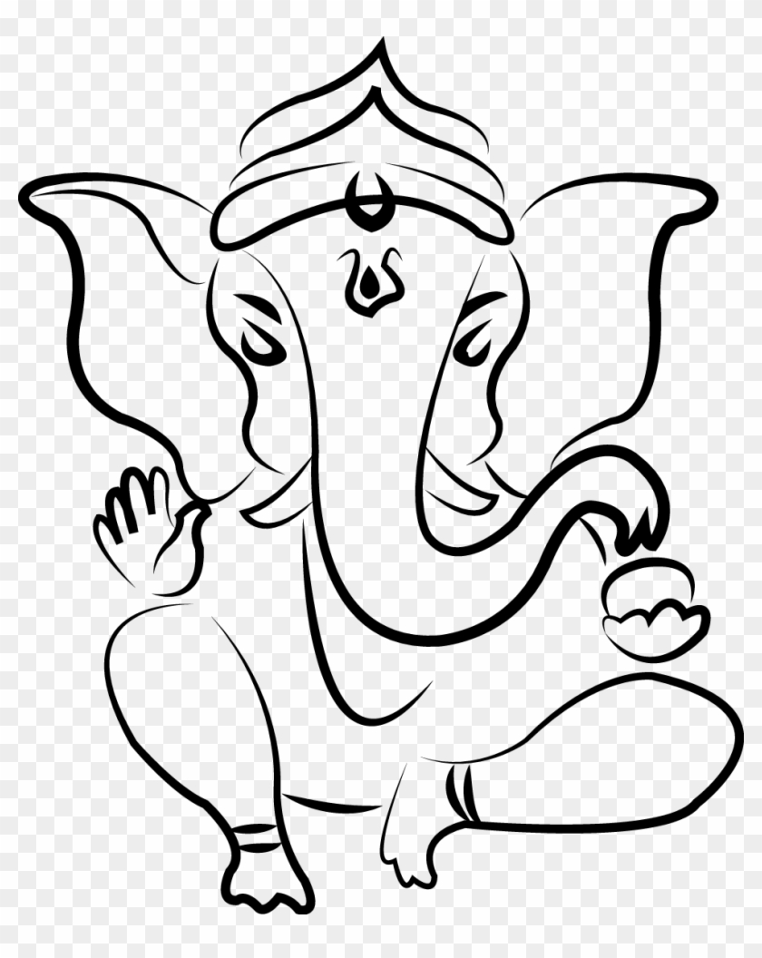 Ganpati Png Tattoos Ganesh Sketch Transparent Png 976x1181 Pngfind