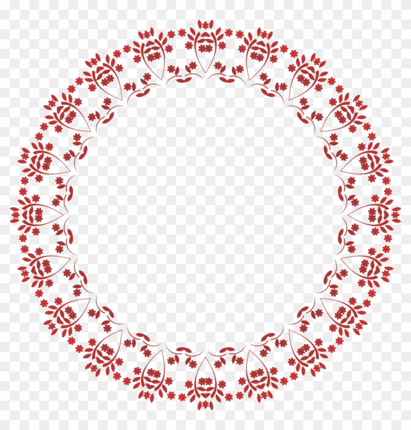 Download Red Floral Border Download Transparent Png Image Good Hands Gift Tags Png Download 1024x1024 299175 Pngfind