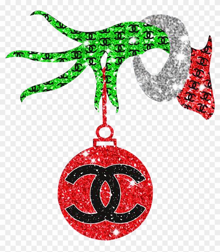 Grinch Holding Ornament Png Ornament Png Grinch Hand - Illustration