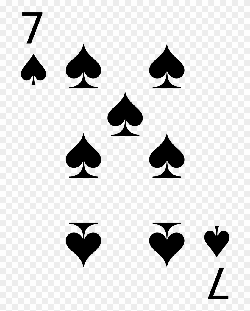 Cards 7 Spade 4 Of Spade Card, HD Png Download 747x1046(2906934