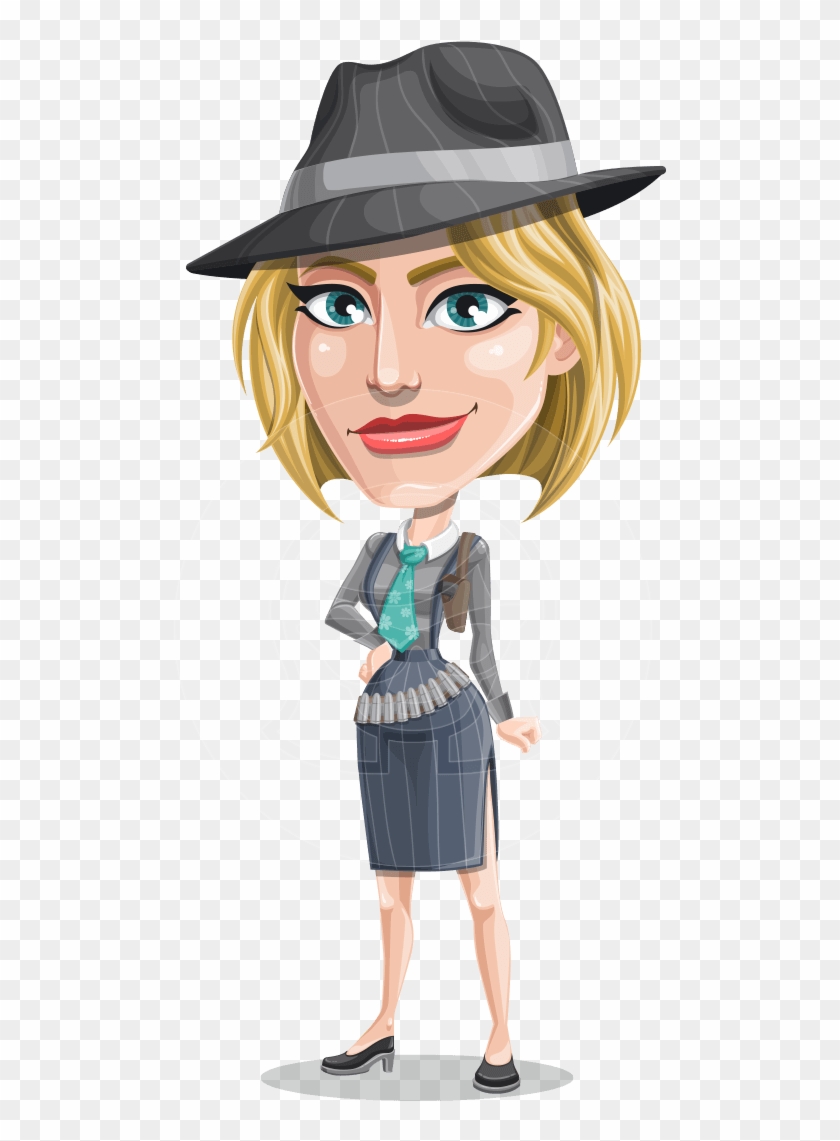 Blonde Bank Robber Girl Cartoon Vector Character Aka - Women Cartoon  Characters, HD Png Download - 957x1060(#2908855) - PngFind
