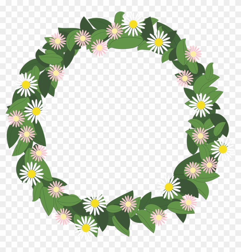 Flower Wreath Rim Pr skrage Png Image Lingkaran  Bunga  