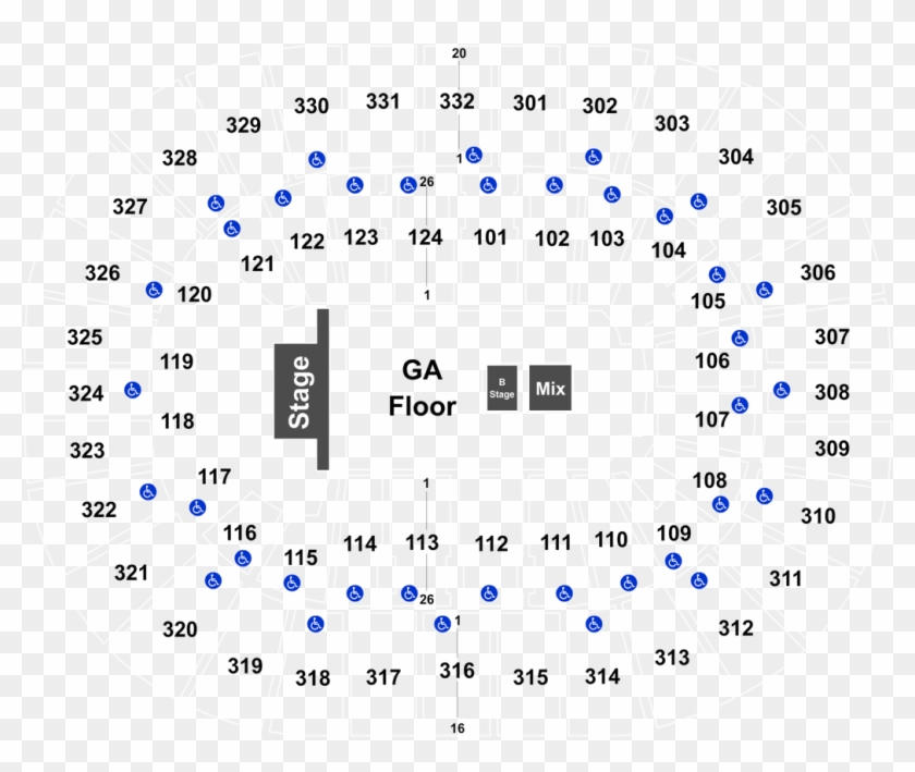Mattress Firm Arena Seating Chart