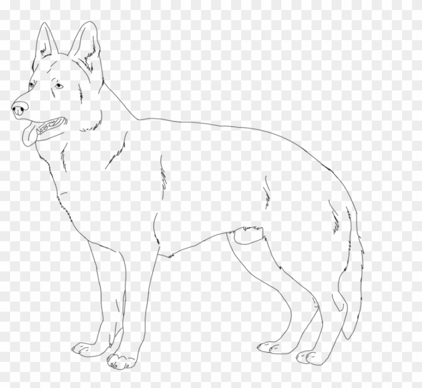 Download German Shepherd Coloring Pages Line Art Hd Png Download 900x900 2937819 Pngfind