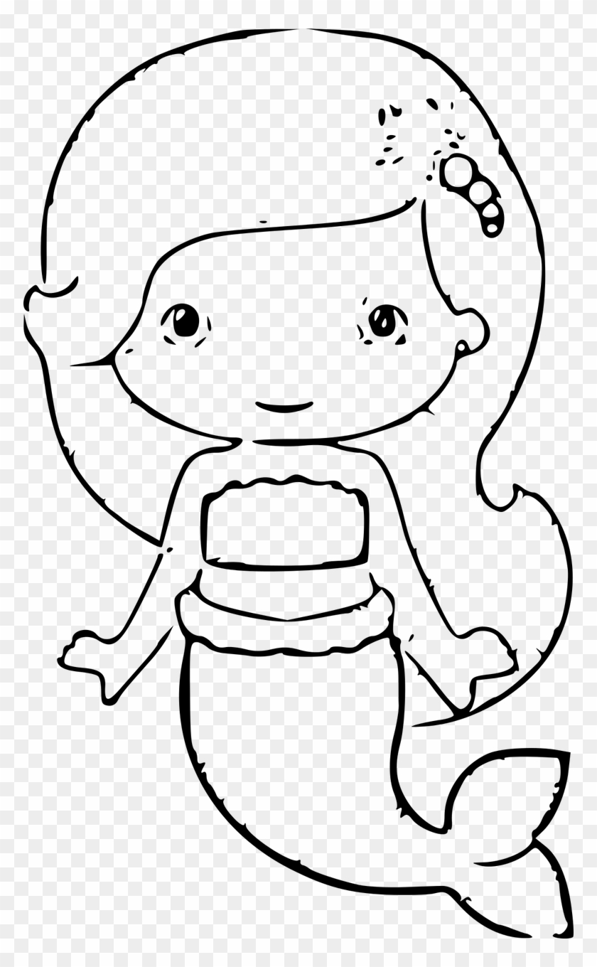 mermaid outline