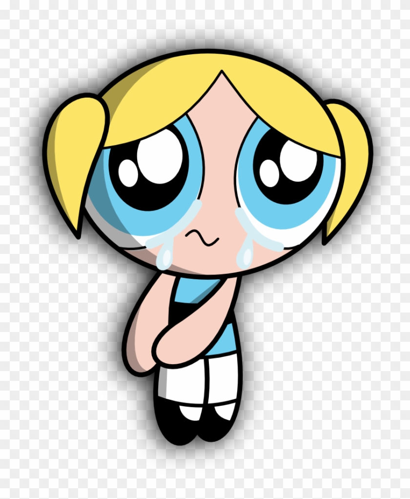 Crying Cartoons - Powerpuff Girls Cry Bubbles, HD Png Download -  855x1000(#2941636) - PngFind