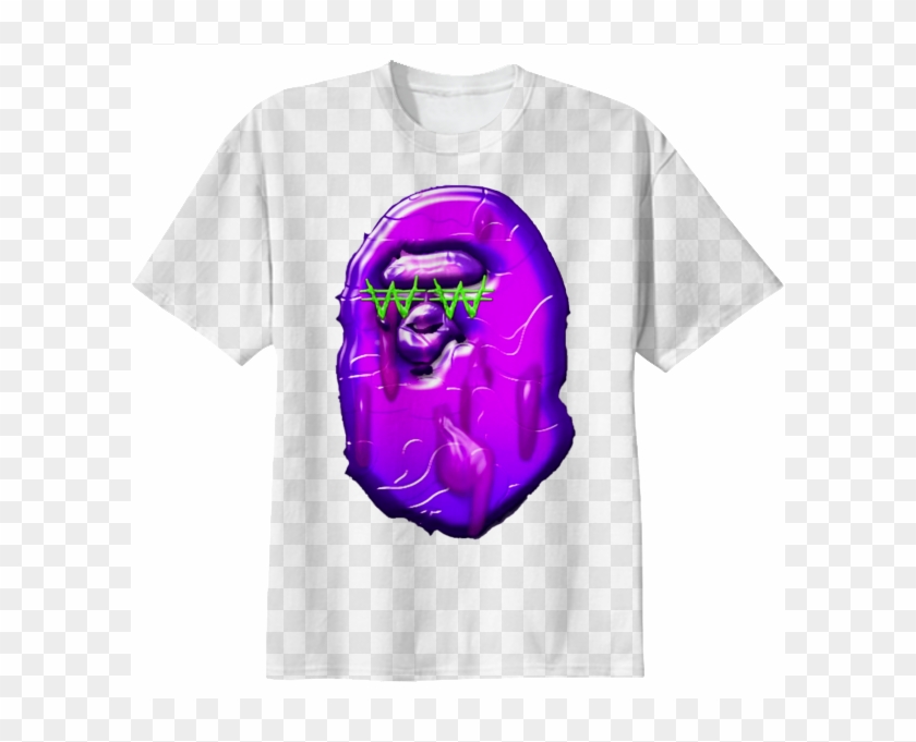 Shop Keith Ape X Bape Cotton T shirt By Twins12100 Keith Ape X Bape HD Png Download 601x601 2943169 PngFind