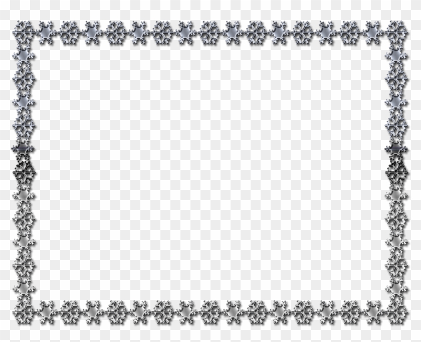 Download Snowflake Banner Black And White Border Techflourish Transparent Frame Diamond Bling Border Hd Png Download 1024x768 2944508 Pngfind