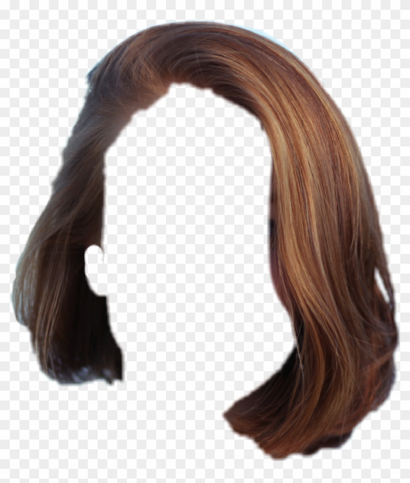 Hair Brunnette Cabelo Penteado Sticker Lilith Png Picsart - Lace Wig,  Transparent Png - 920x1040(#2946939) - PngFind