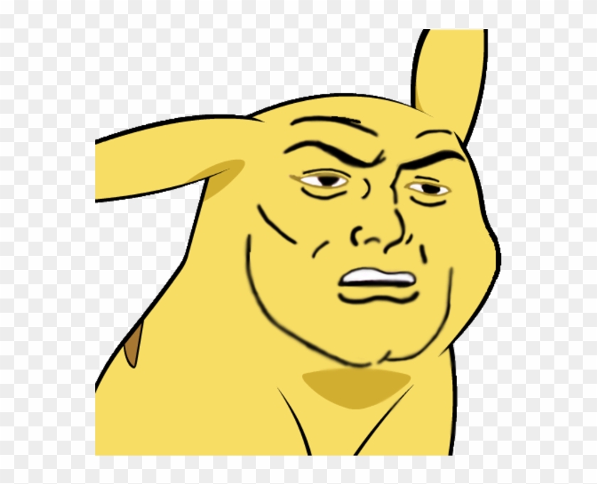 Give Pikachu A Face - Angry Pokemon Trainer, HD Png Download(600x600) - Png...