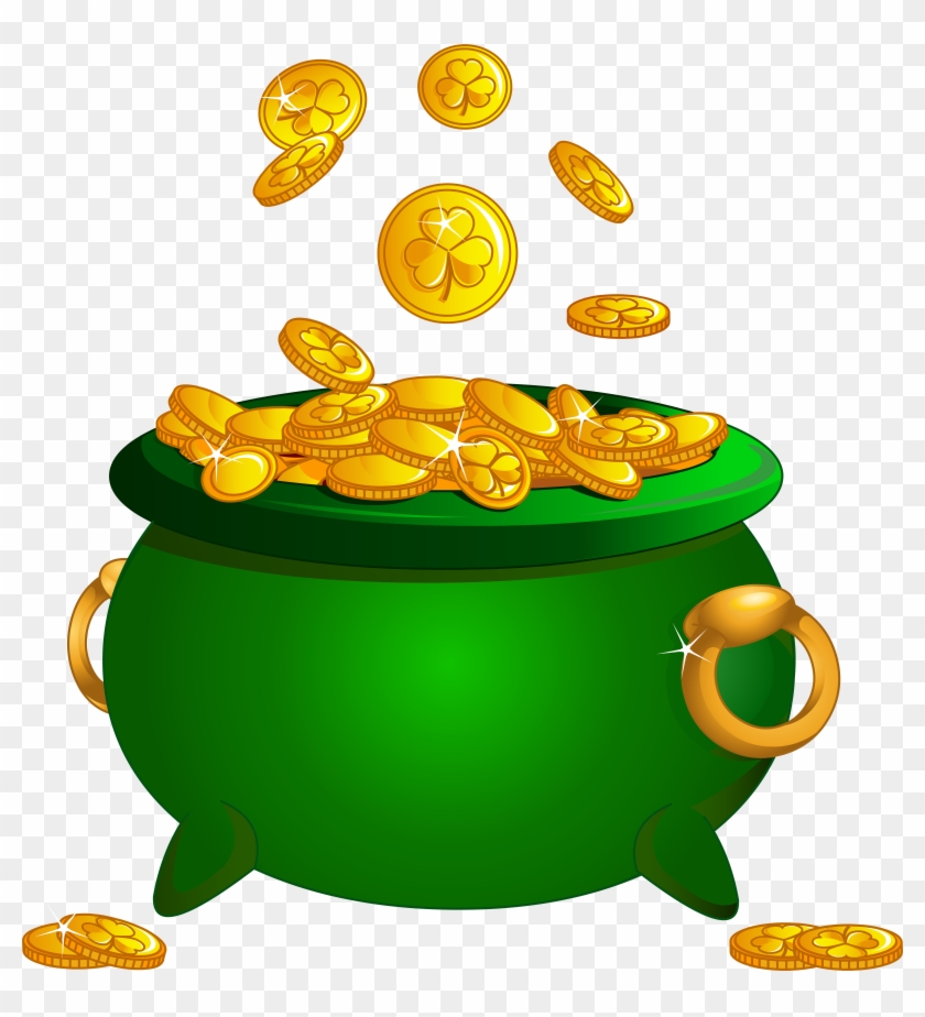 saint patricks day pot of gold clipart
