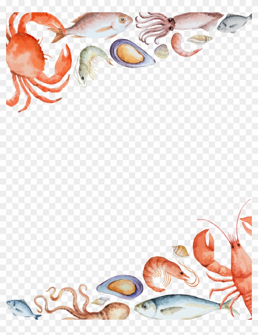Banner Free Download Vector Border Background Transprent Seafood
