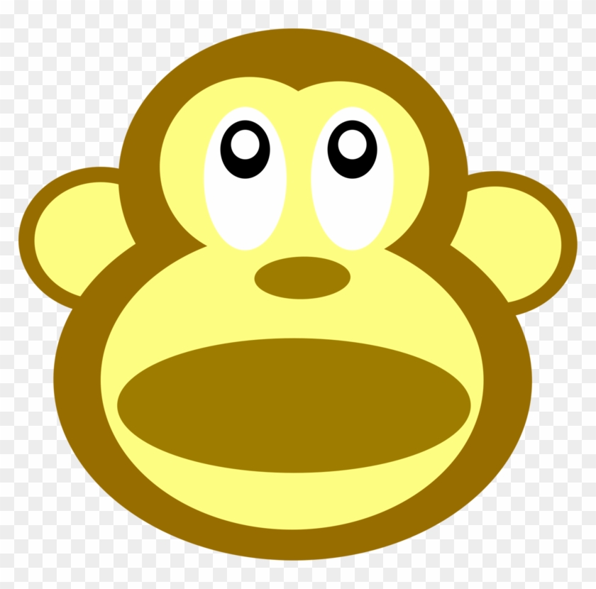 Monkey Ape Smiley Pile Of Poo Emoji Finger - Cartoon, HD Png Download -  788x750(#2985459) - PngFind