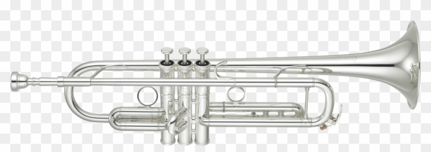 Trumpet - Yamaha Silver Trumpet, HD Png Download - 1500x458(#2987064 ...