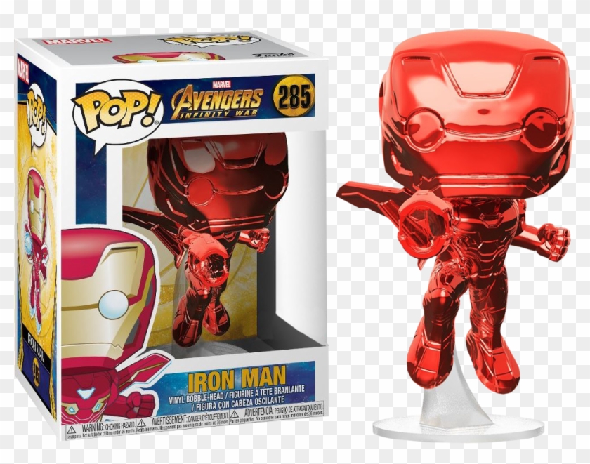 gold chrome iron man funko pop