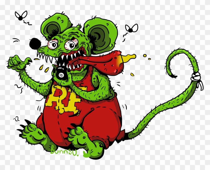 Rat Fink Vector - Ratfink Png, Transparent Png - 821x653(#2997650