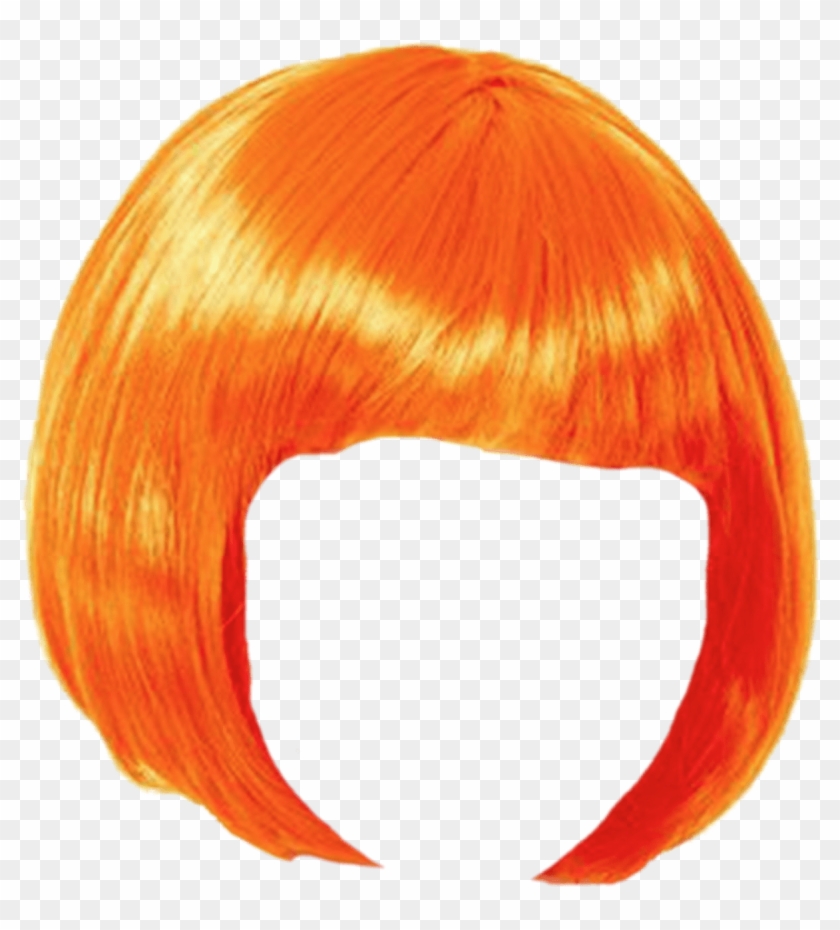 orange bob wig
