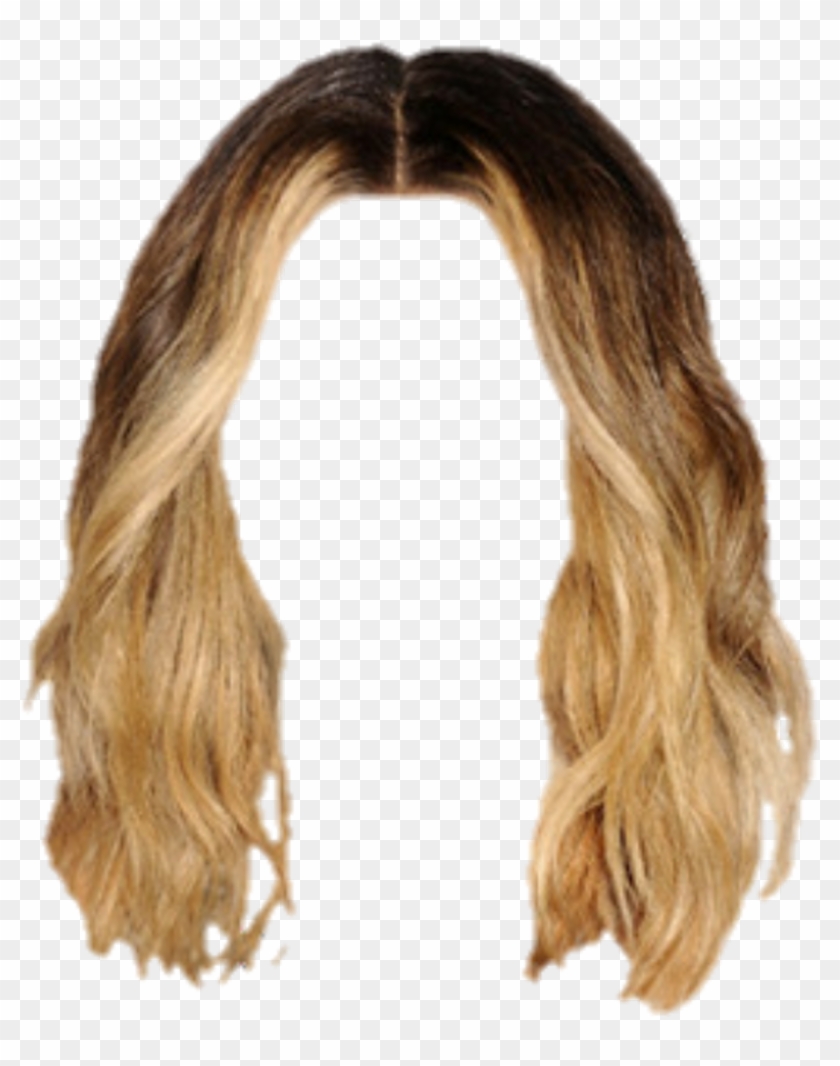 Hair Wig Extensions Blonde Hairstyle - Wig, HD Png Download -  1024x1209(#35405) - PngFind